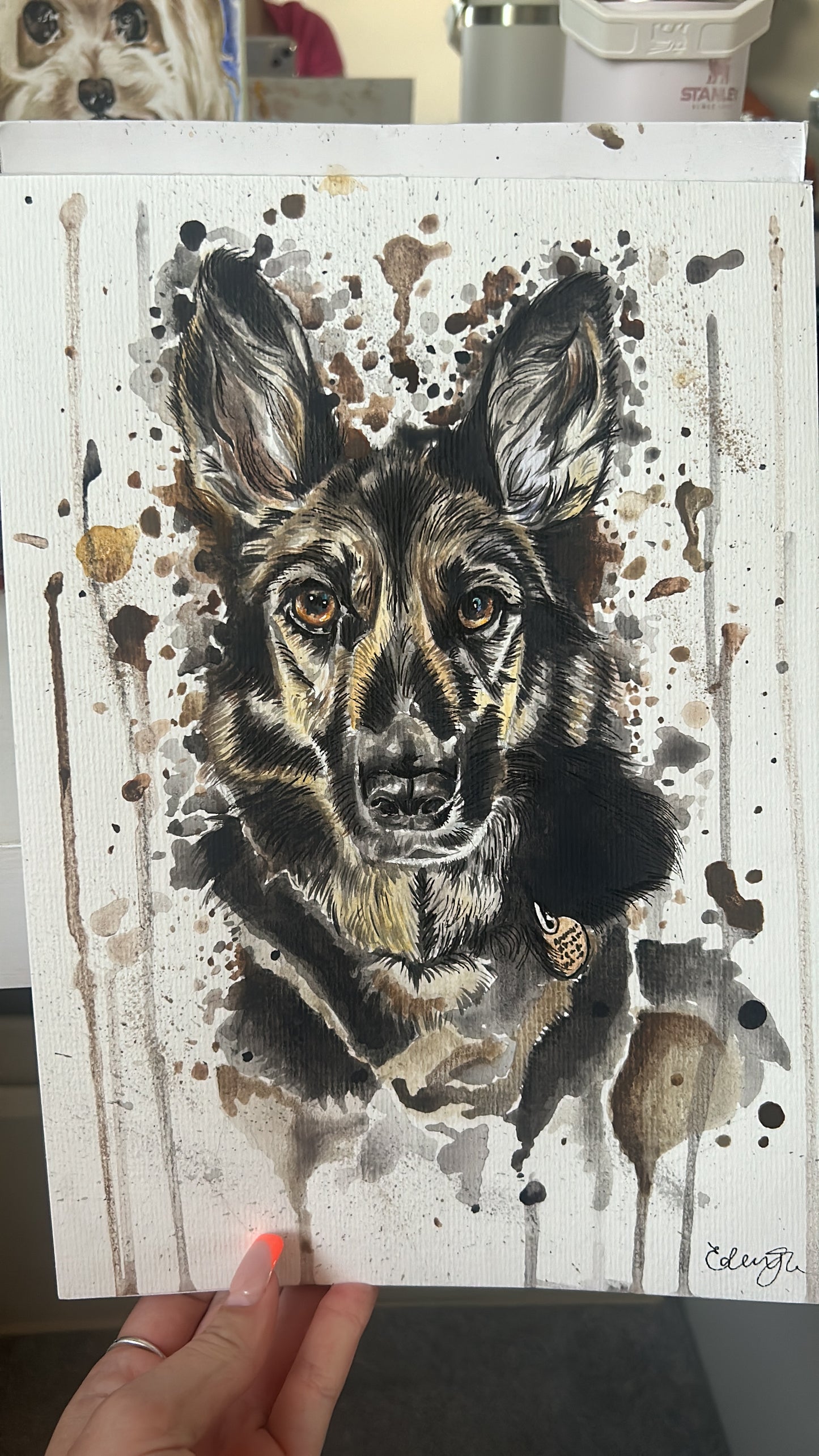 German Shepherd Print